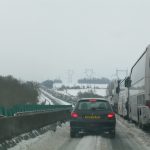 A1 Parijs dicht na sneeuwval