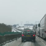 A1 Parijs dicht na sneeuwval