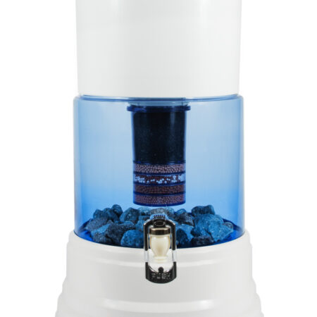 Waterfilter Aqualine 12 l alkalisch met glazen tank