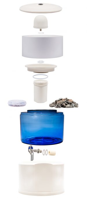 Aqualine waterfilter alkalisch 18 liter glas - Image 2