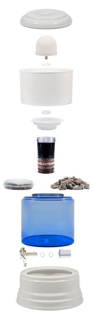 Waterfilter Aqualine 12 l alkalisch met glazen tank - Image 2